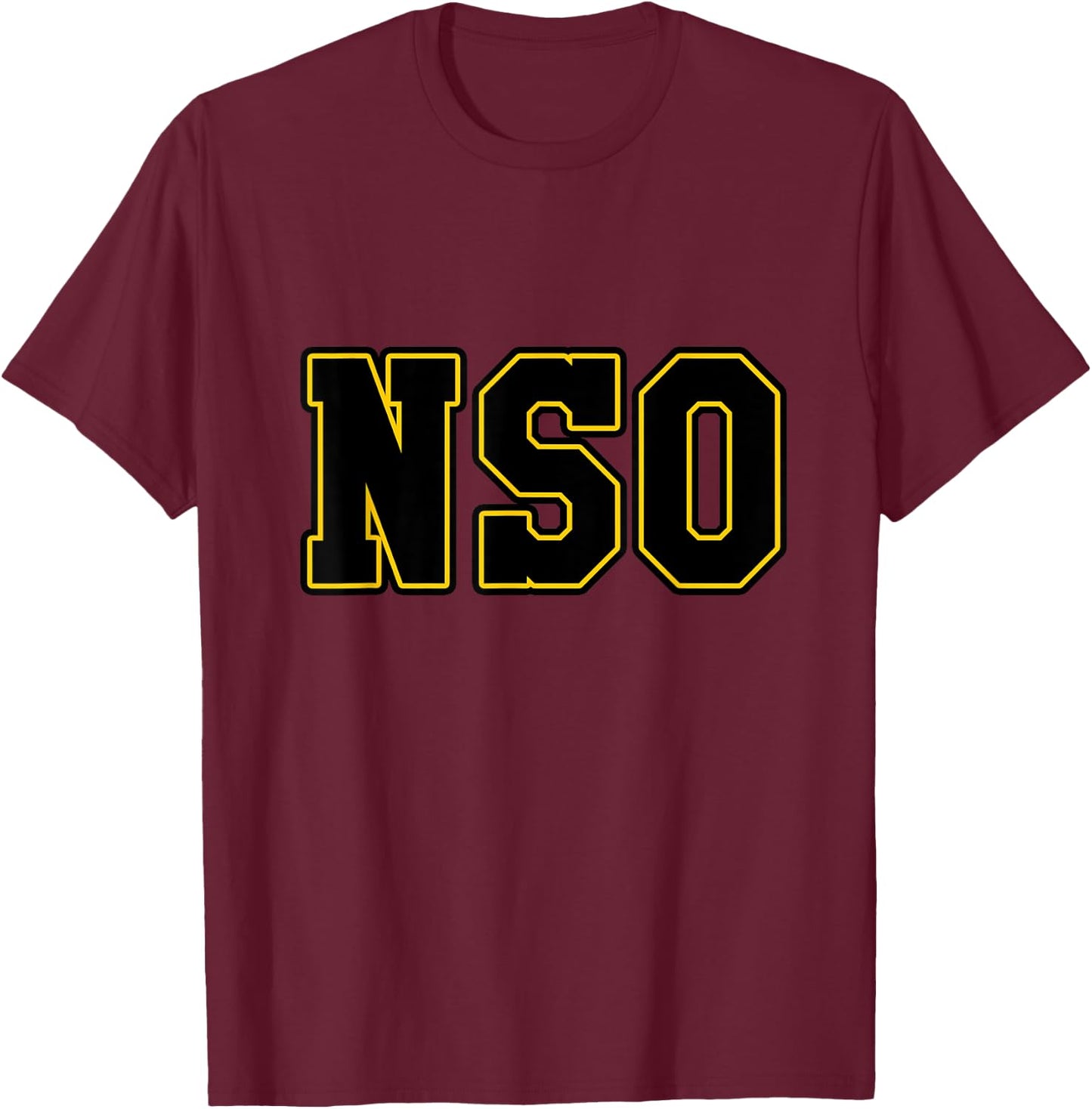 NSO Non Skating Official Design Roller Derby T-Shirt - T-Shirt | Maroon