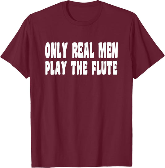 Flute Marching Band Camp Orchestra Piccolo Music Instrument T-Shirt - T-Shirt | Maroon
