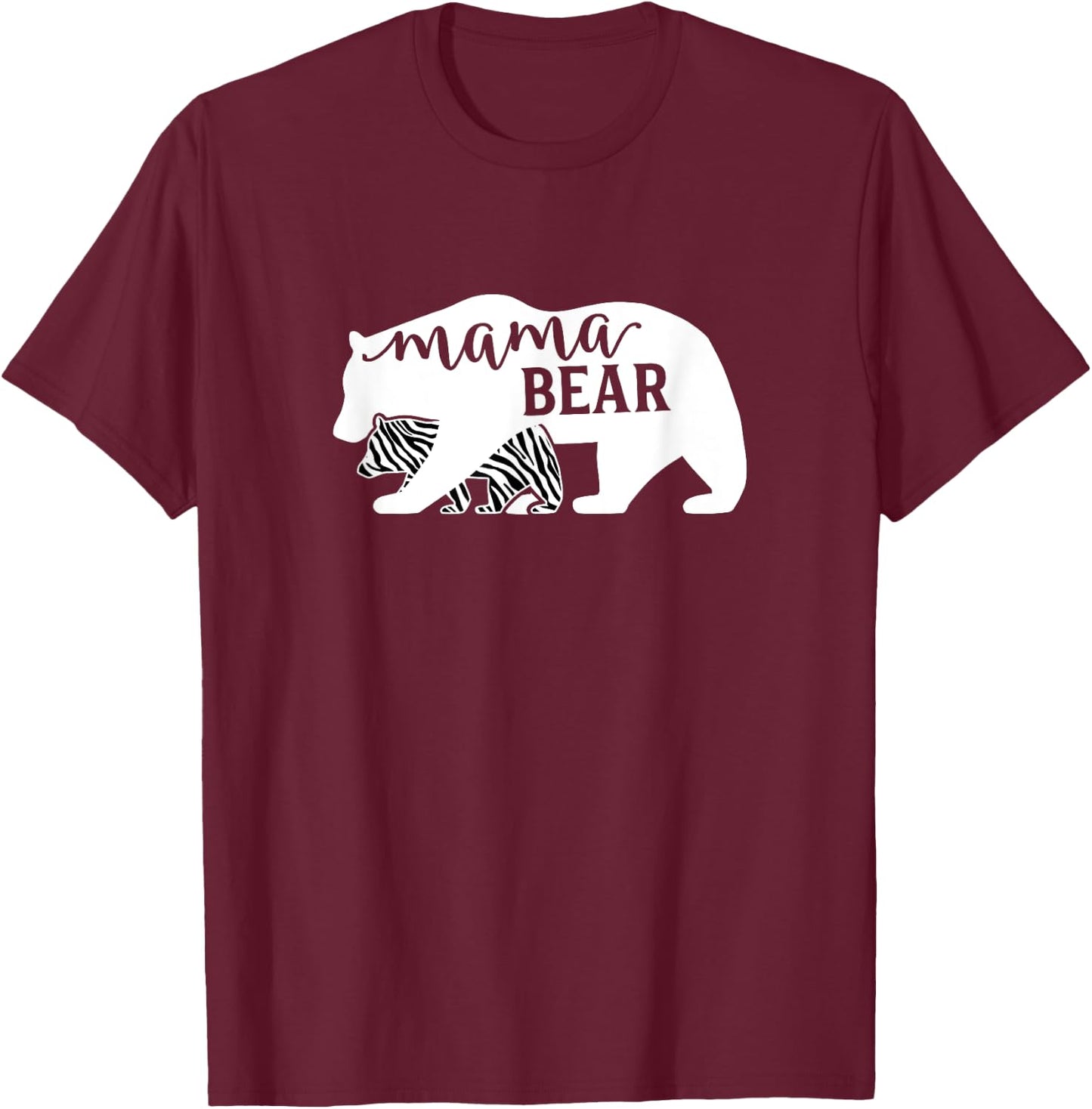 Ehlers Danlos Syndrome Mama Bear EDS Awareness Gift T-Shirt - T-Shirt | Maroon
