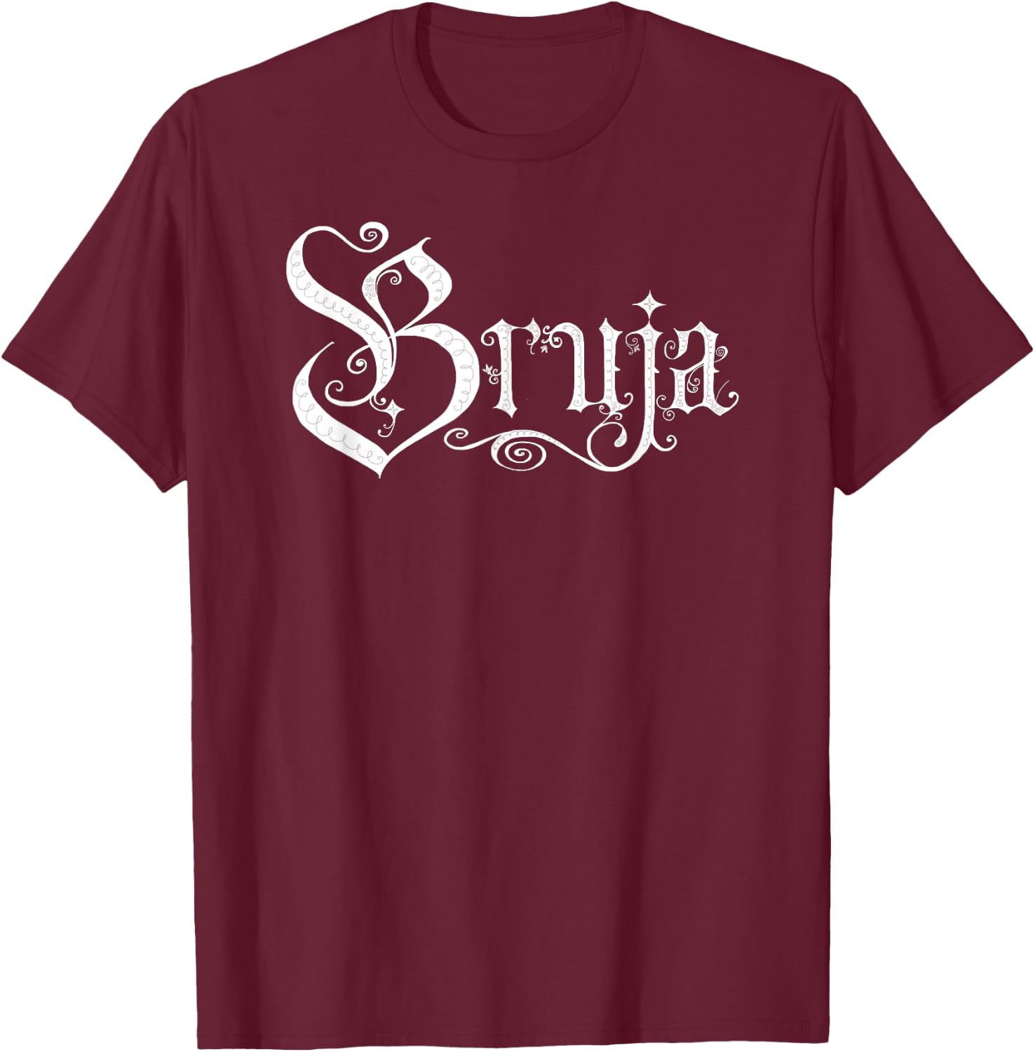 Bruja Witch T-Shirt - T-Shirt | Maroon