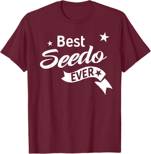 Best Seedo Ever Shirt - Arabic Grandpa T Shirt T-Shirt - T-Shirt | Maroon