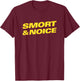 Smort & Noice T-Shirt - T-Shirt | Maroon