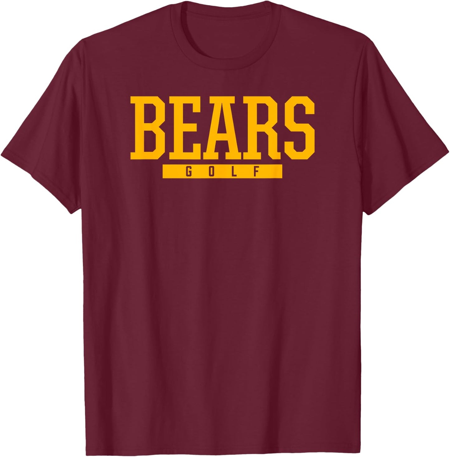 Bishop Blanchet High School Golf T-Shirt - T-Shirt | Maroon
