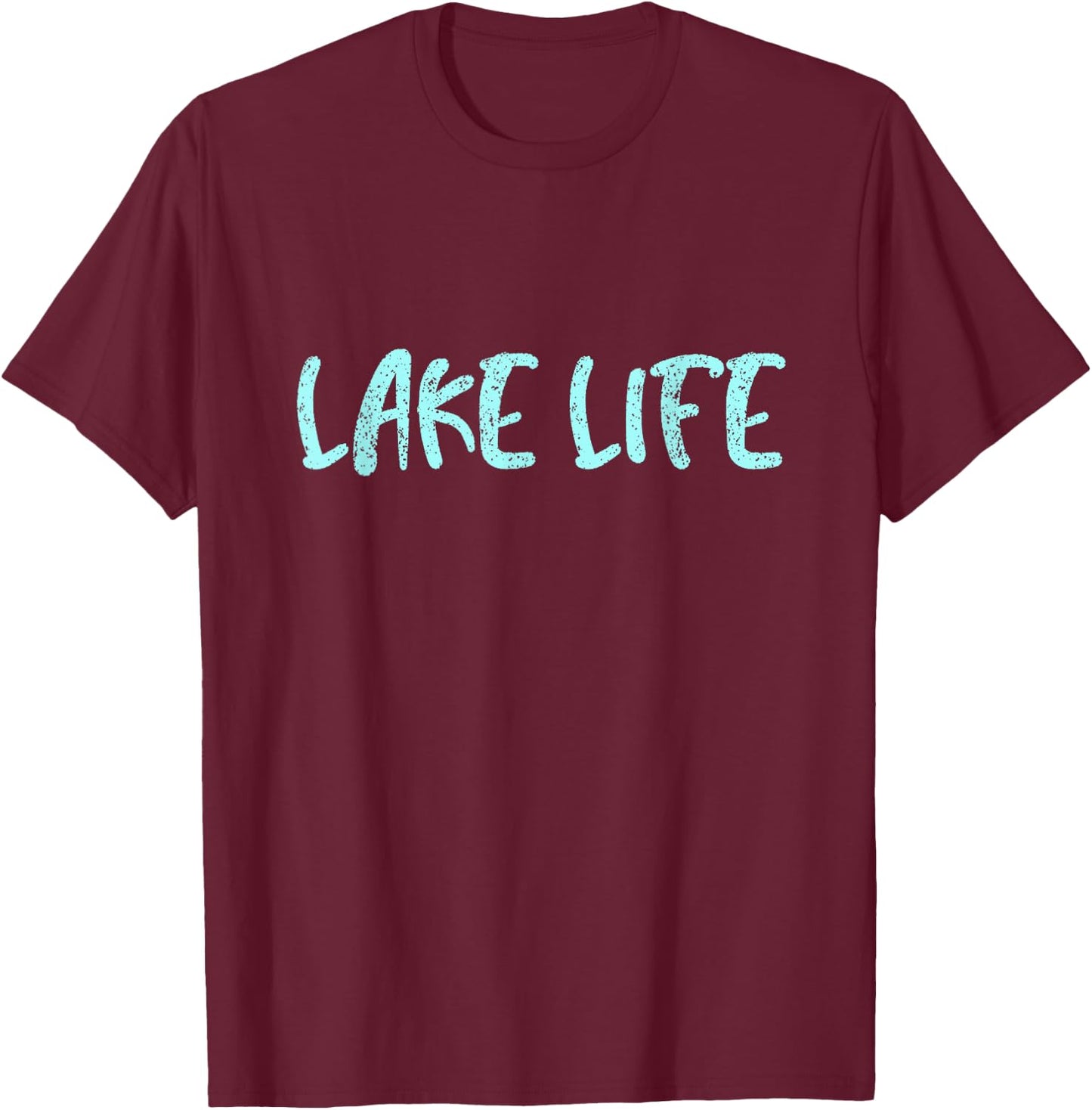 Lake Life Shirt, Lake Shirt, / Graphic T-Shirt - T-Shirt | Maroon