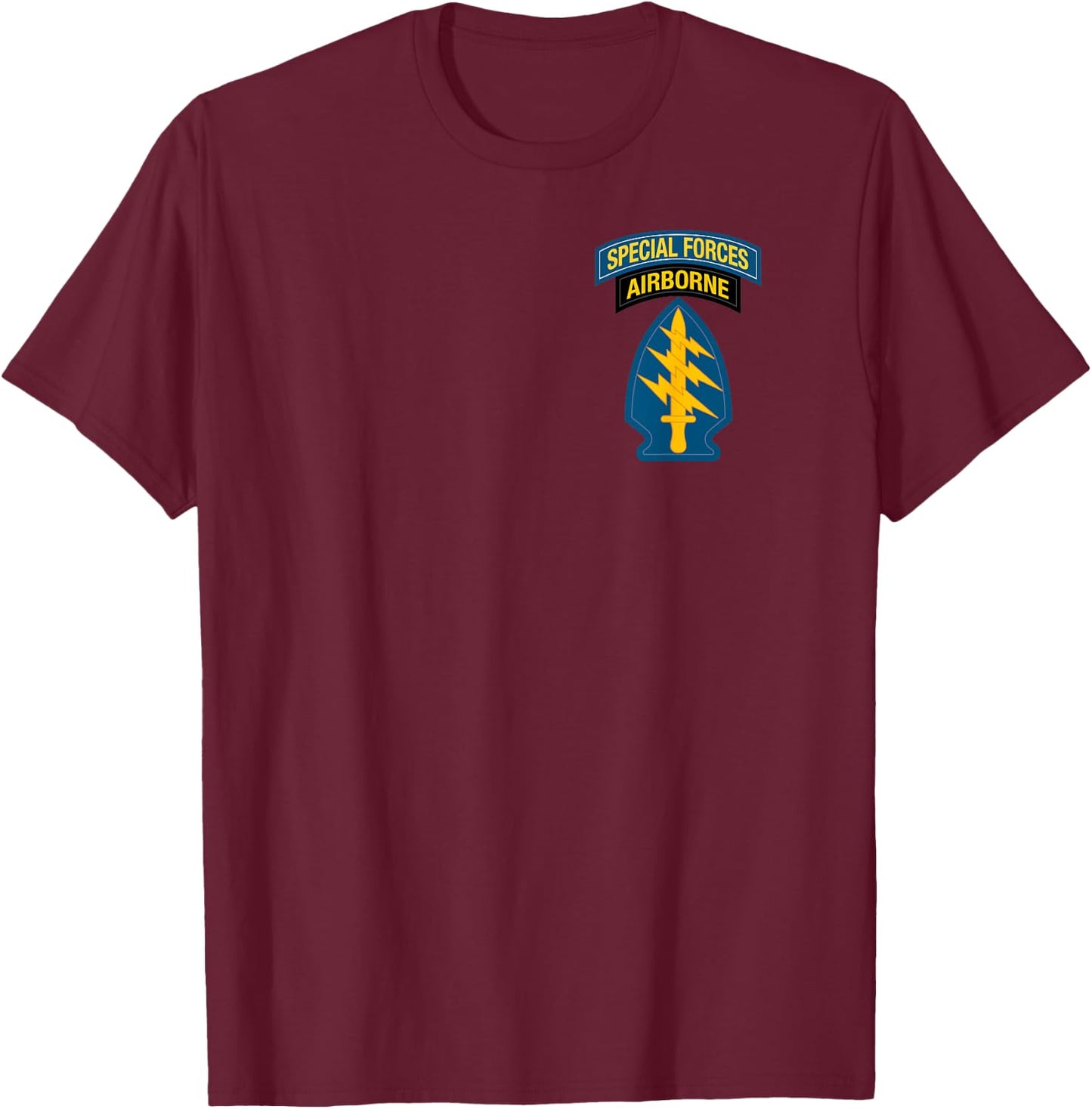 Special Forces Shirt - SF Green Beret Shirt - 1.5x - Classic T-Shirt - T-Shirt | Maroon
