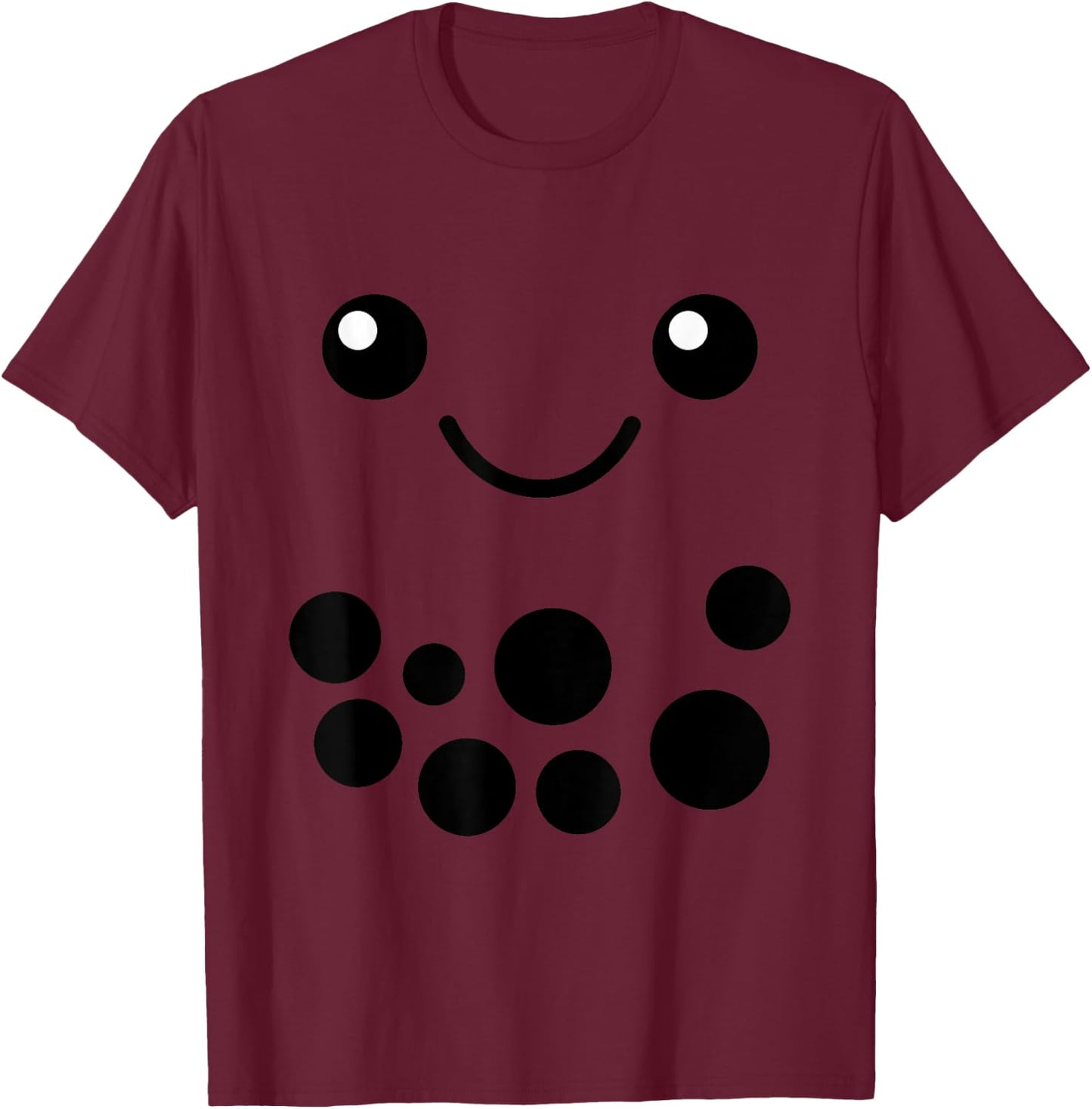 Taro Milk Tea Costume Boba Bubble Tea Halloween Costume T-Shirt - T-Shirt | Maroon