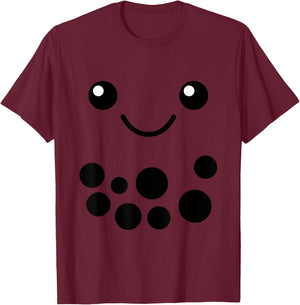 Taro Milk Tea Costume Boba Bubble Tea Halloween Costume T-Shirt - T-Shirt | Maroon
