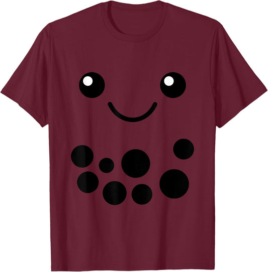 Taro Milk Tea Costume Boba Bubble Tea Halloween Costume T-Shirt - T-Shirt | Maroon
