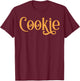 Cookie costume men woman kids Matching T-Shirt - T-Shirt | Maroon