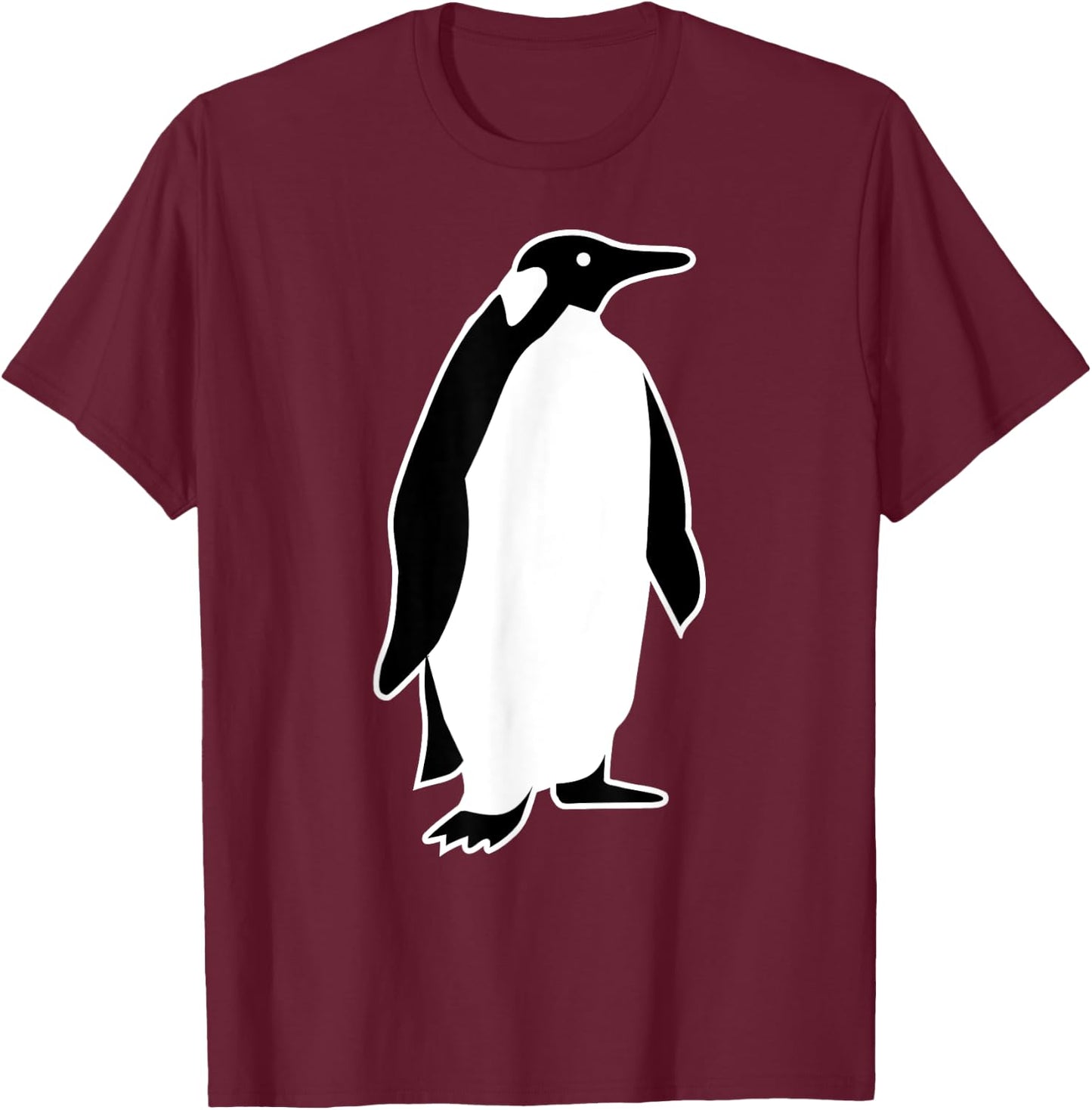 Penguin T-Shirt - T-Shirt | Maroon