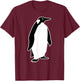 Penguin T-Shirt - T-Shirt | Maroon