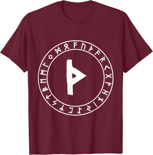 Thurisaz Rune Viking Rune Norse Pagan Wicca Witchcraft T-Shirt - T-Shirt | Maroon