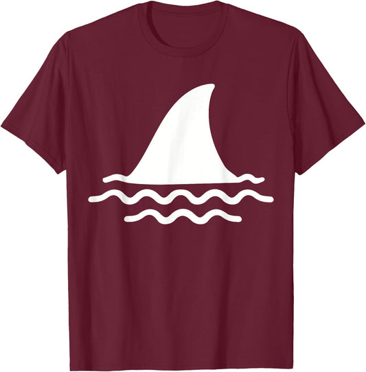 Shark fin T-Shirt - T-Shirt | Maroon