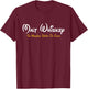 Malt Whiskey Shirt, Happiest Drink Funny Pun Parody T-Shirt - T-Shirt | Maroon