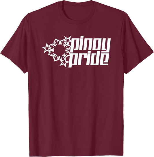 Funny Filipino Pride - Pinoy Pride Sun Stars T-Shirt - T-Shirt | Maroon