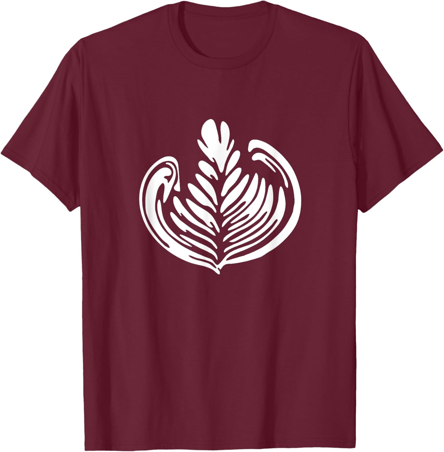 Latte Art T-Shirt - T-Shirt | Maroon