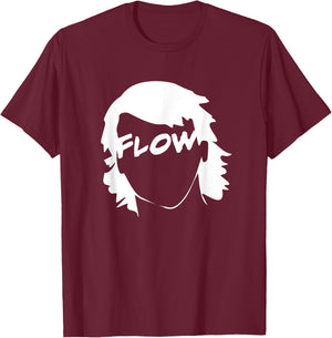 Flow Hockey Hair Funny Hockey T-Shirt - T-Shirt | Maroon
