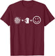 Darts and beer the best combo, fun math for darts lovers T-Shirt - T-Shirt | Maroon