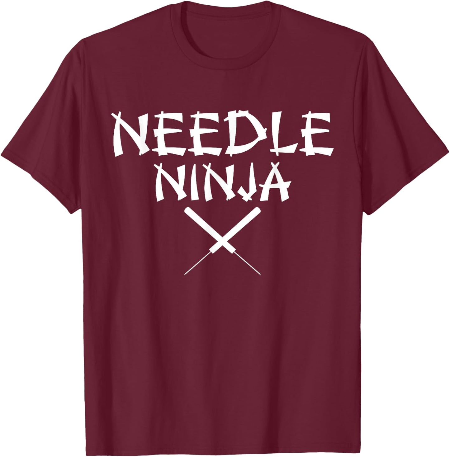 Acupuncture T-Shirt - T-Shirt | Maroon
