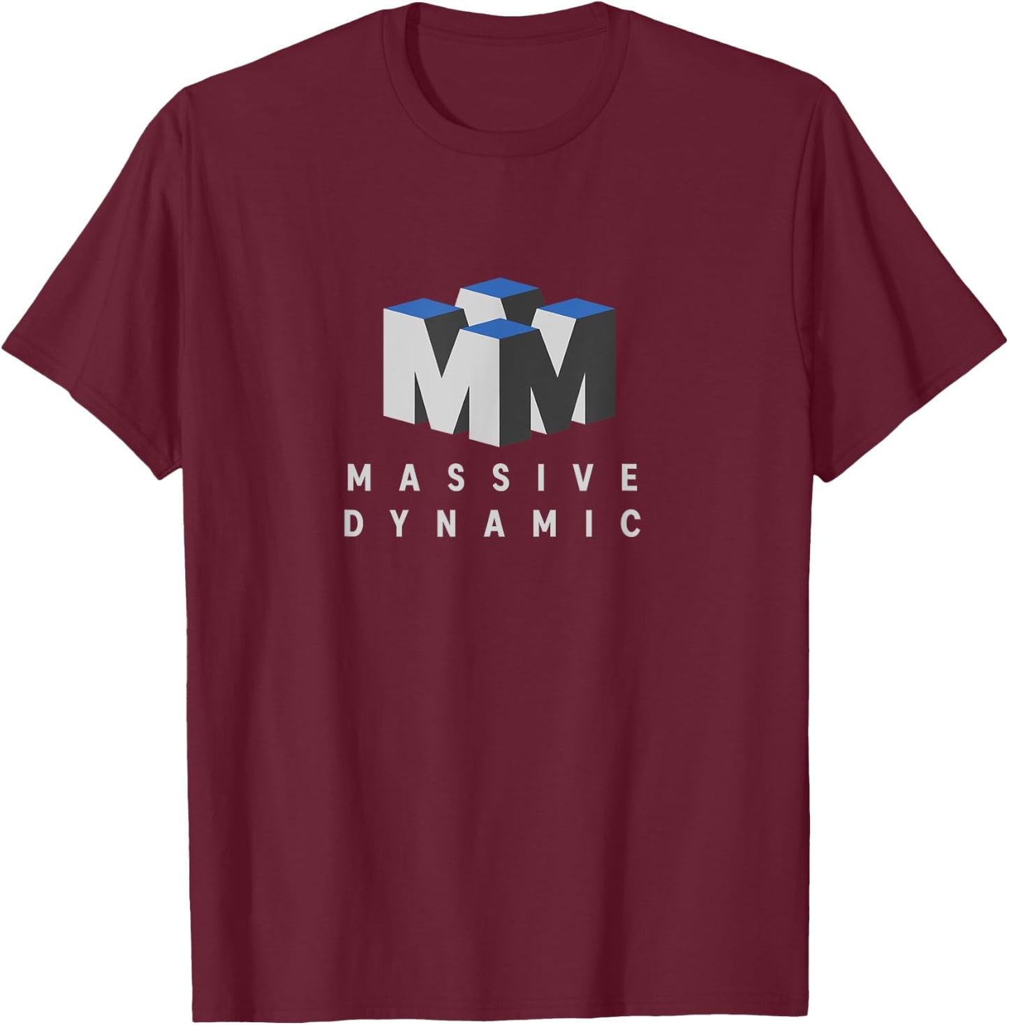 Massive Dynamic - Fringe T-Shirt - T-Shirt | Maroon