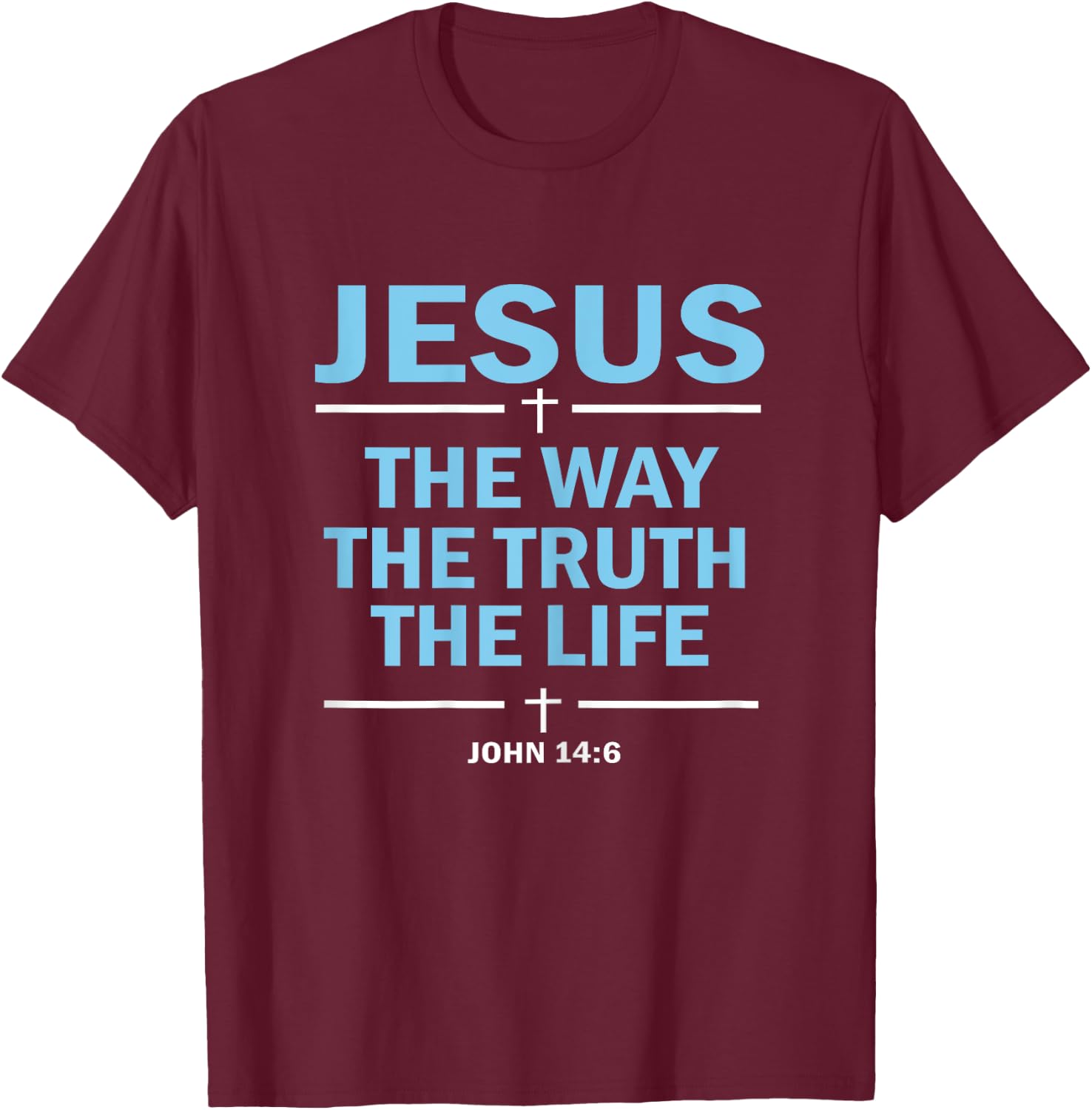 Jesus Faith Gift T-Shirt - T-Shirt | Maroon
