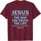 Jesus Faith Gift T-Shirt - T-Shirt | Maroon