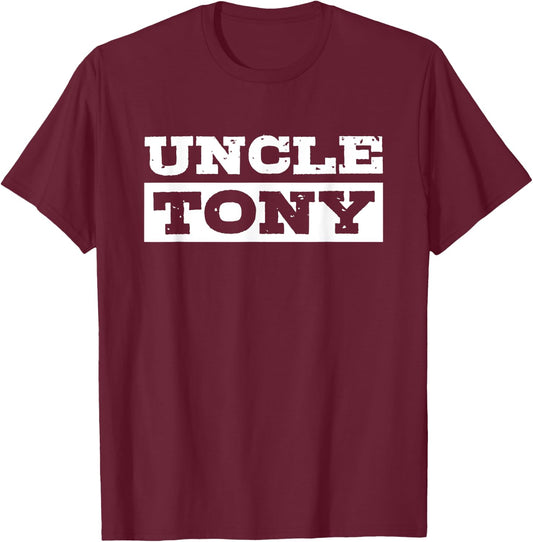 Uncle Tony T-Shirt - T-Shirt | Maroon