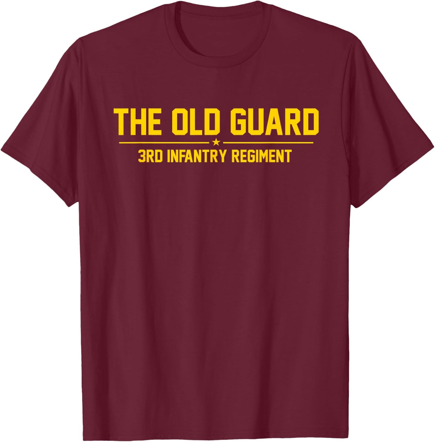 3rd Infantry Branch The Old Guard T-Shirt - T-Shirt | Maroon
