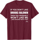 Brooks Baldwin Prospect Baseball Fan Gear T-Shirt - T-Shirt | Maroon