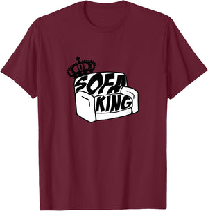 King of the Sofa T Shirt T-Shirt - T-Shirt | Maroon