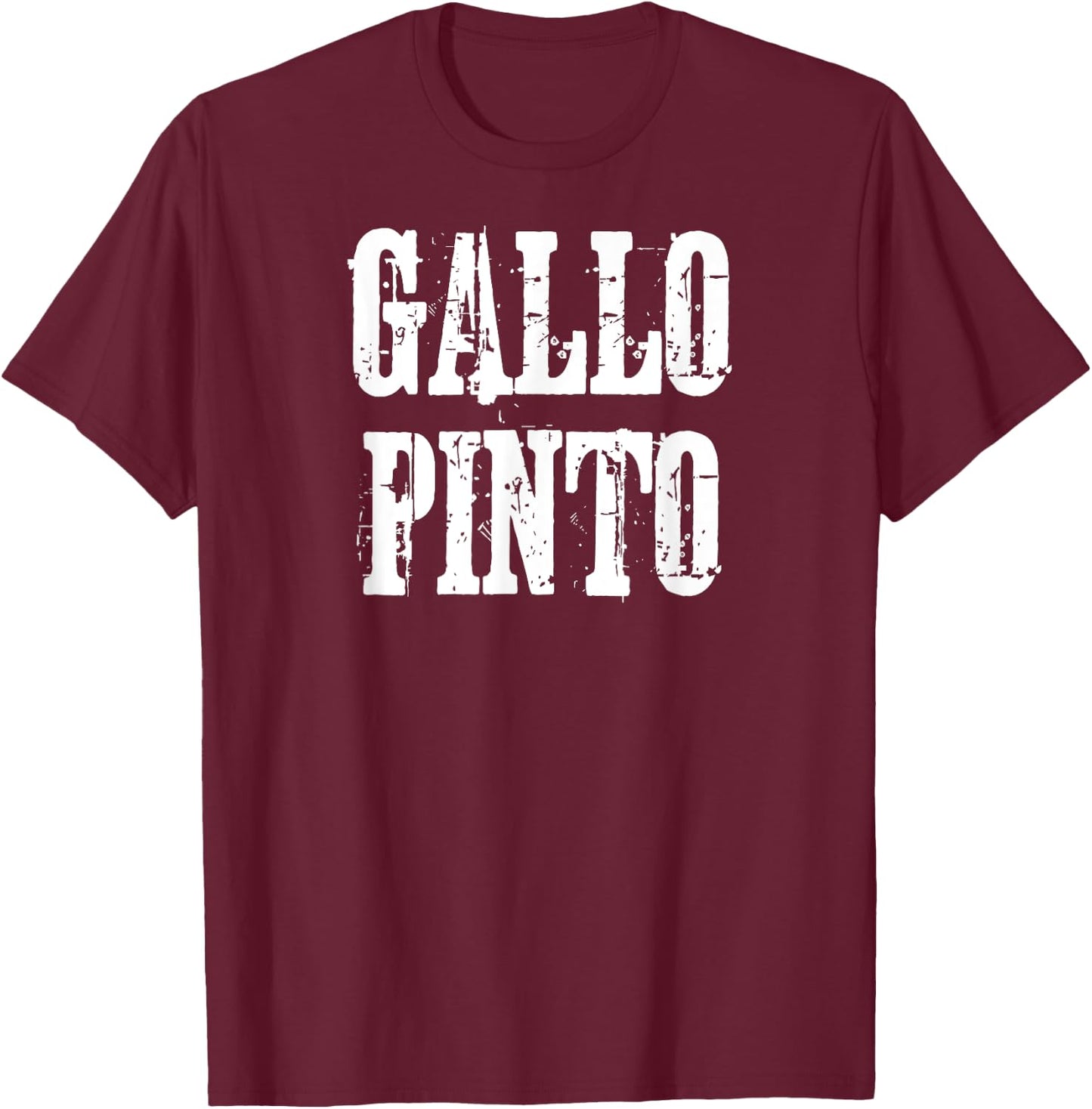 Nicaragua T Shirt Gallo Pinto T-Shirt - T-Shirt | Maroon