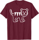 Cute tiger T-Shirt - T-Shirt | Maroon