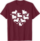 Corgi Valentines Day Shirt Cute Dog Heart Lover Mom Gift Women T-Shirt - T-Shirt | Maroon