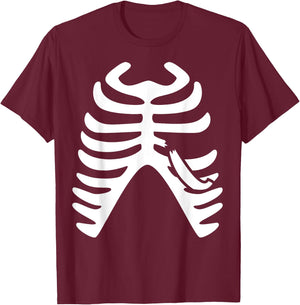 Broken Rib T-Shirt - T-Shirt | Maroon