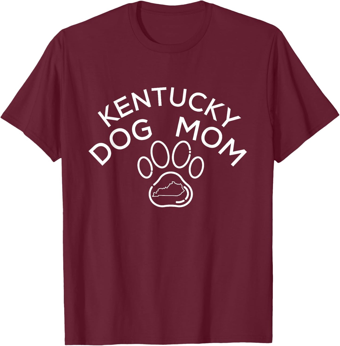 Kentucky Dog Mom Women T-Shirt - T-Shirt | Maroon