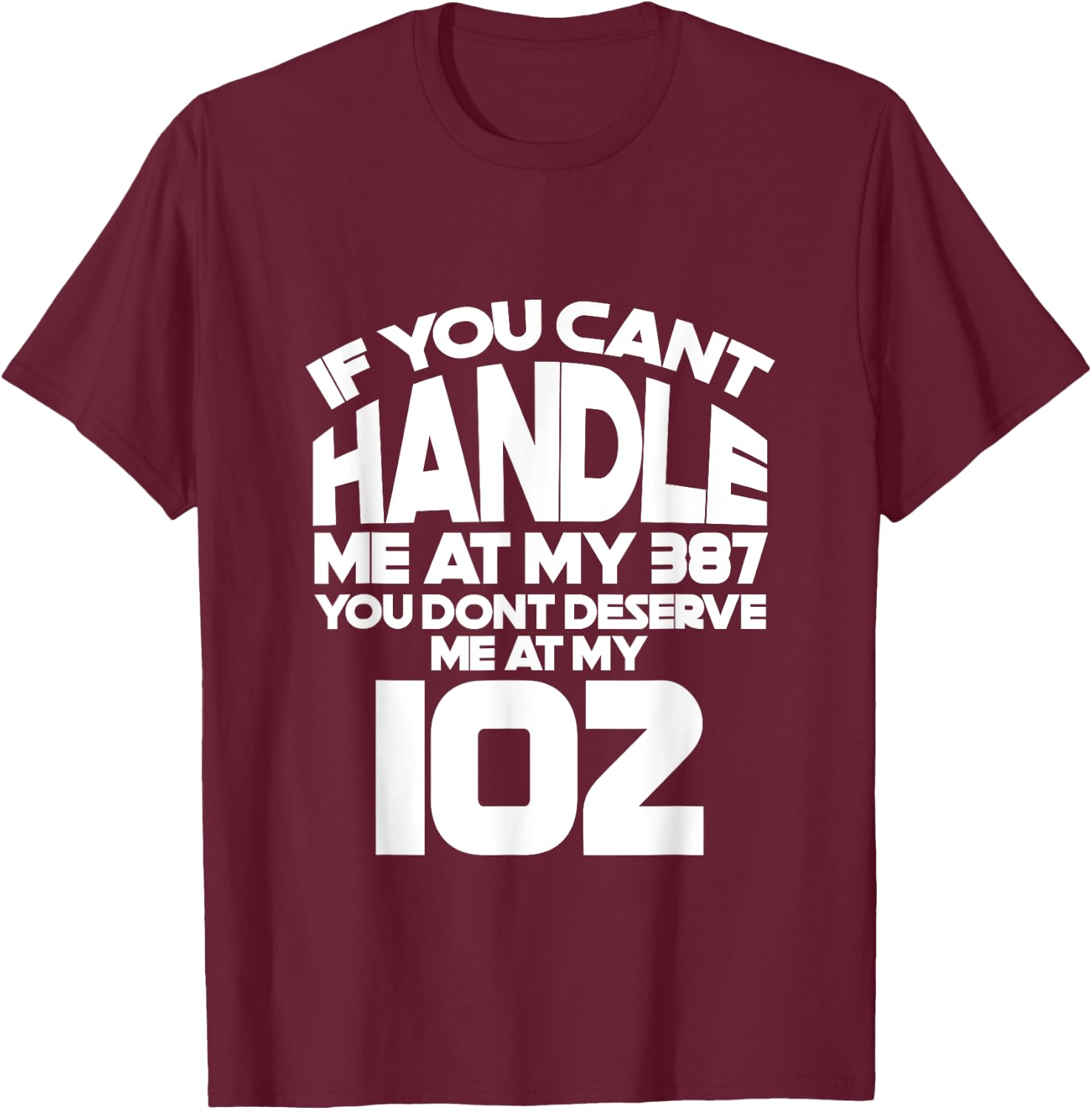 You Can't Handle Me Diabetes Diabetic Insulin Funny Gift T-Shirt - T-Shirt | Maroon