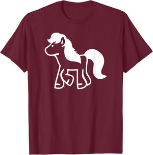 Cute pony T-Shirt - T-Shirt | Maroon