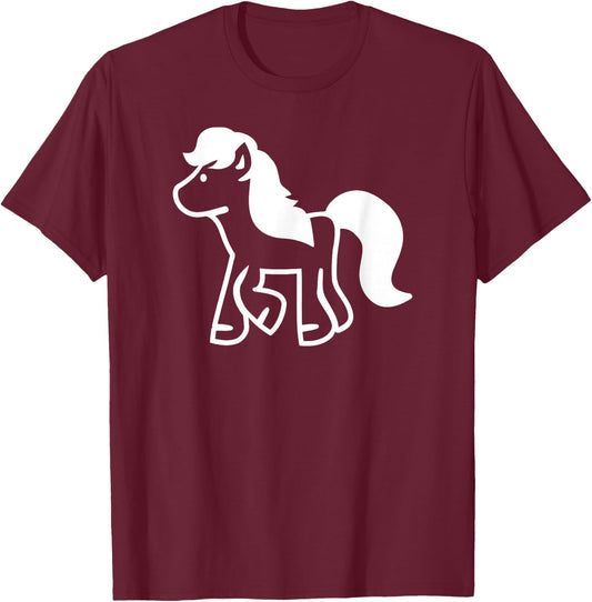 Cute pony T-Shirt - T-Shirt | Maroon