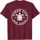Ocean City New Jersey Sea Turtle Beach Vacation Souvenir T-Shirt - T-Shirt | Maroon