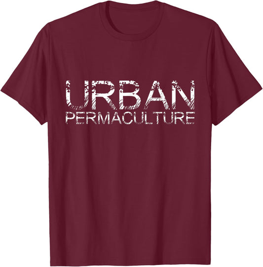 Gift Garden Lover - Urban Permaculture Cool T-Shirt - T-Shirt | Maroon
