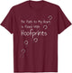 HORSE RIDING . Horseshoe Hoofprints Jersey. Nice Gift T-Shirt - T-Shirt | Maroon