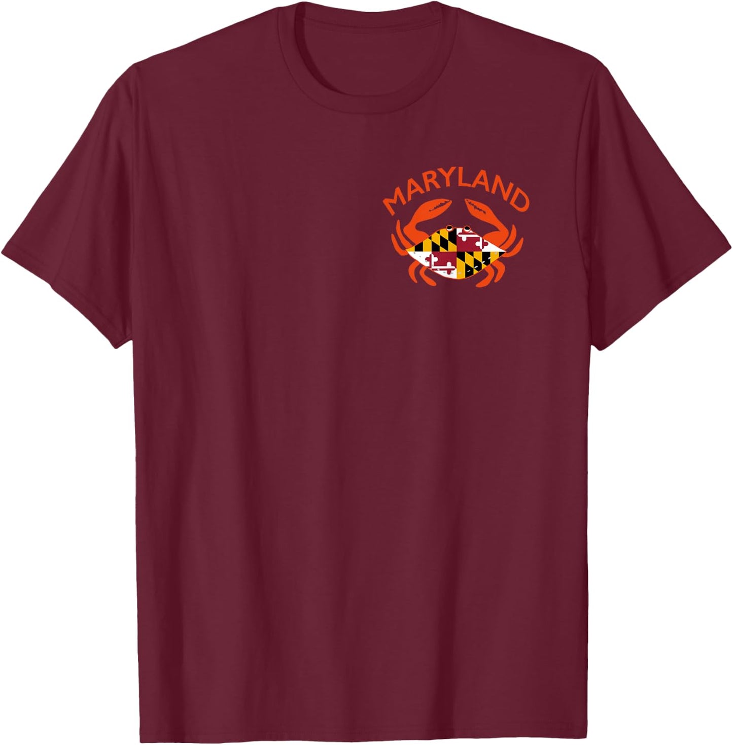 Maryland Crab - State Pride Seafood T-Shirt - T-Shirt | Maroon