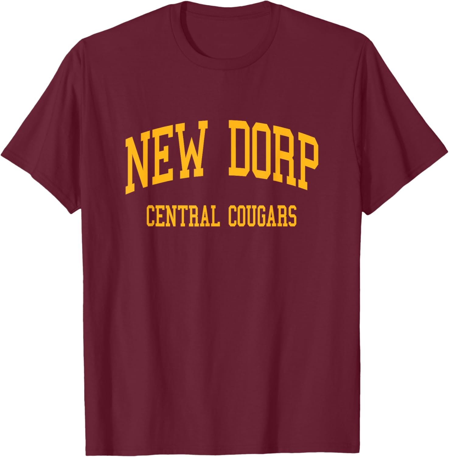 New Dorp High School HS Staten Island NY Retro Sports T-Shirt - T-Shirt | Maroon