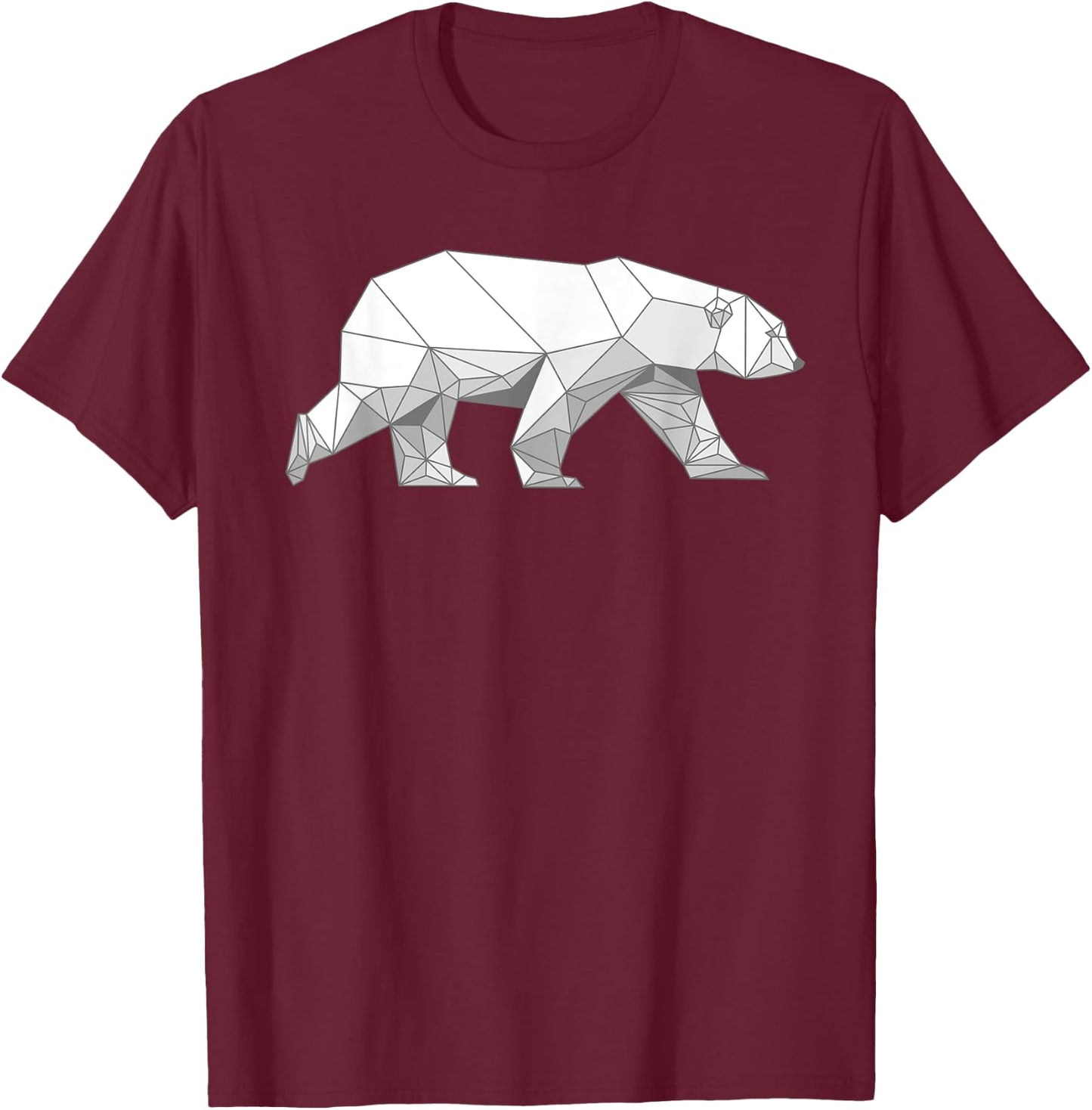 Cool Polar Bear Design Women Arctic Polar Bear Lover T-Shirt - T-Shirt | Maroon