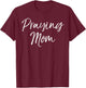 Cute Christian Mother's Day Gift Praying Mom T-Shirt - T-Shirt | Maroon