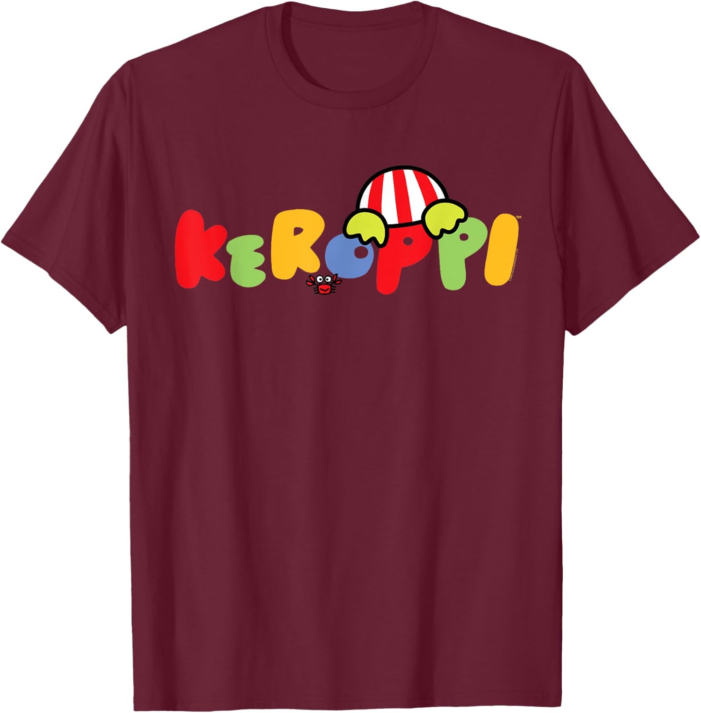Keroppi Backside Logo Shirt T-Shirt - T-Shirt | Maroon