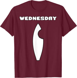 Days of the Week , Costume, Shark T-Shirt - T-Shirt | Maroon