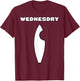 Days of the Week , Costume, Shark T-Shirt - T-Shirt | Maroon