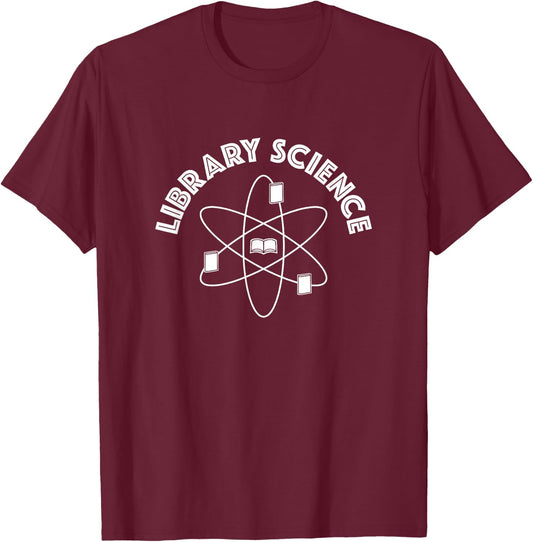 Library Science T-Shirt - T-Shirt | Maroon