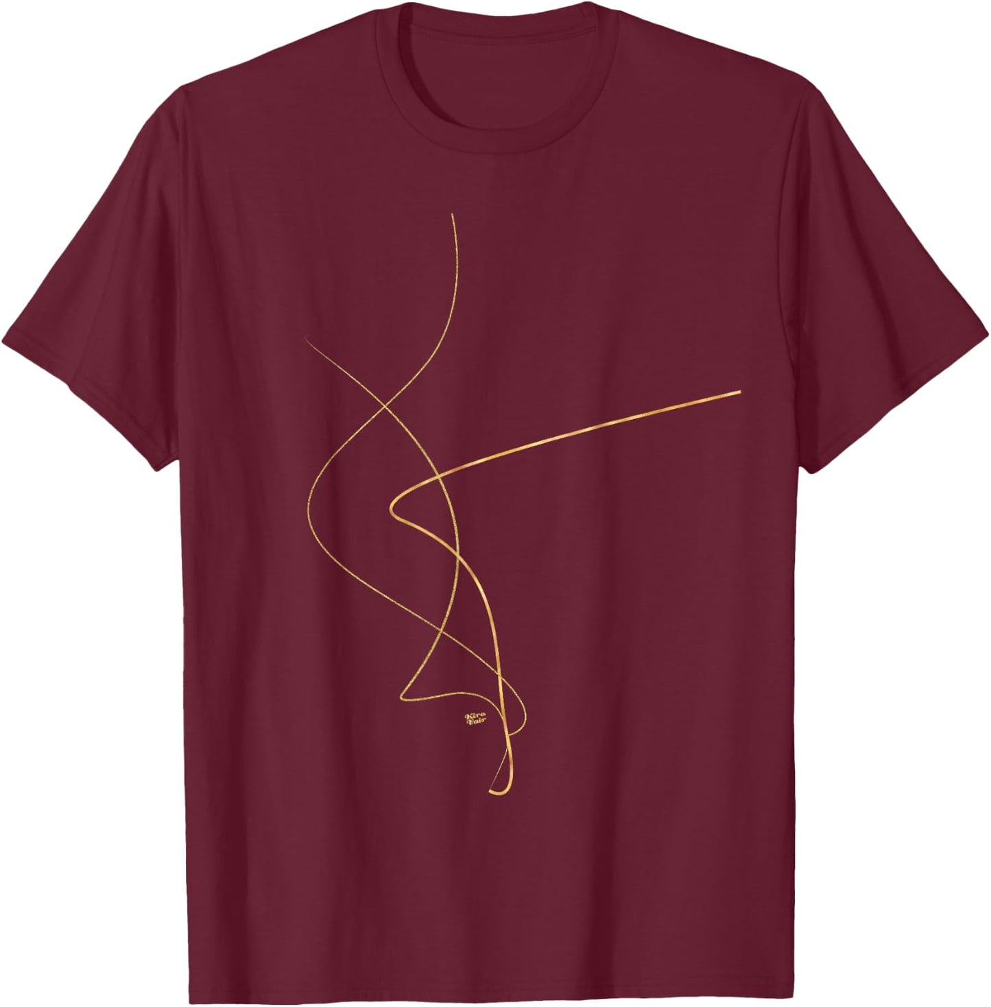 Kintsugi Japanese Art T-Shirt - T-Shirt | Maroon